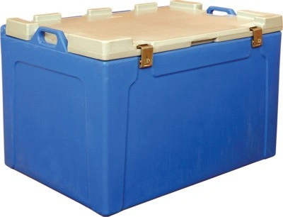 Контейнер 750х530х520 мм с крышкой, арт. RIC 100 синий, код: 01593