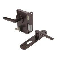 Птимаш ЗН3-1 медь (левый) Замок накладной с ручками (10)