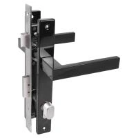 СТАНДАРТ 8520.02.9005 черный, ключ-вертушка  Замок врезной с/руч  (20)