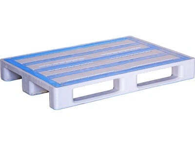 Паллет пластиковый перфорированный 1200х800х150 логистический, арт. CR 1208 L1 серый, код: 20932