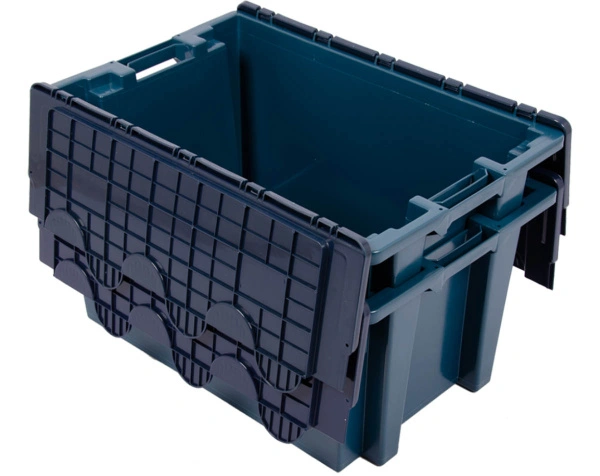 Ящик 600х400х315 сплошной с распашной несъёмной крышкой