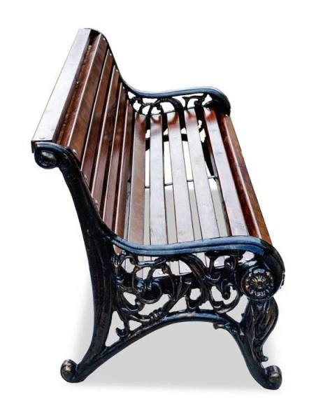 Скамейка чугунная «Парковая тишь» 2,0 м (2 опоры)