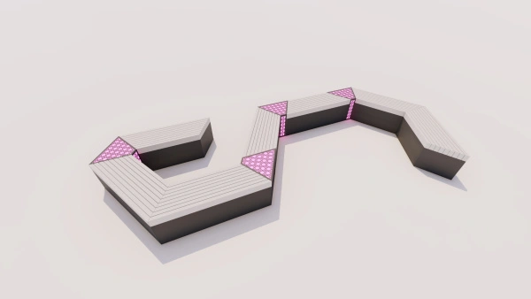 Модульная скамейка «Ребус»