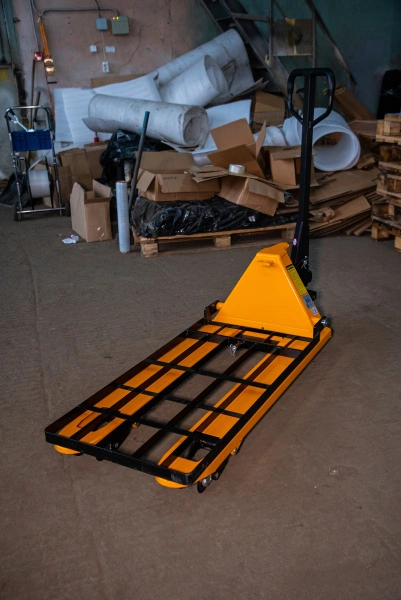 Тележка гидравлическая с решеткой 2500 кг 1150 мм полиуретановые колеса XILIN BFR