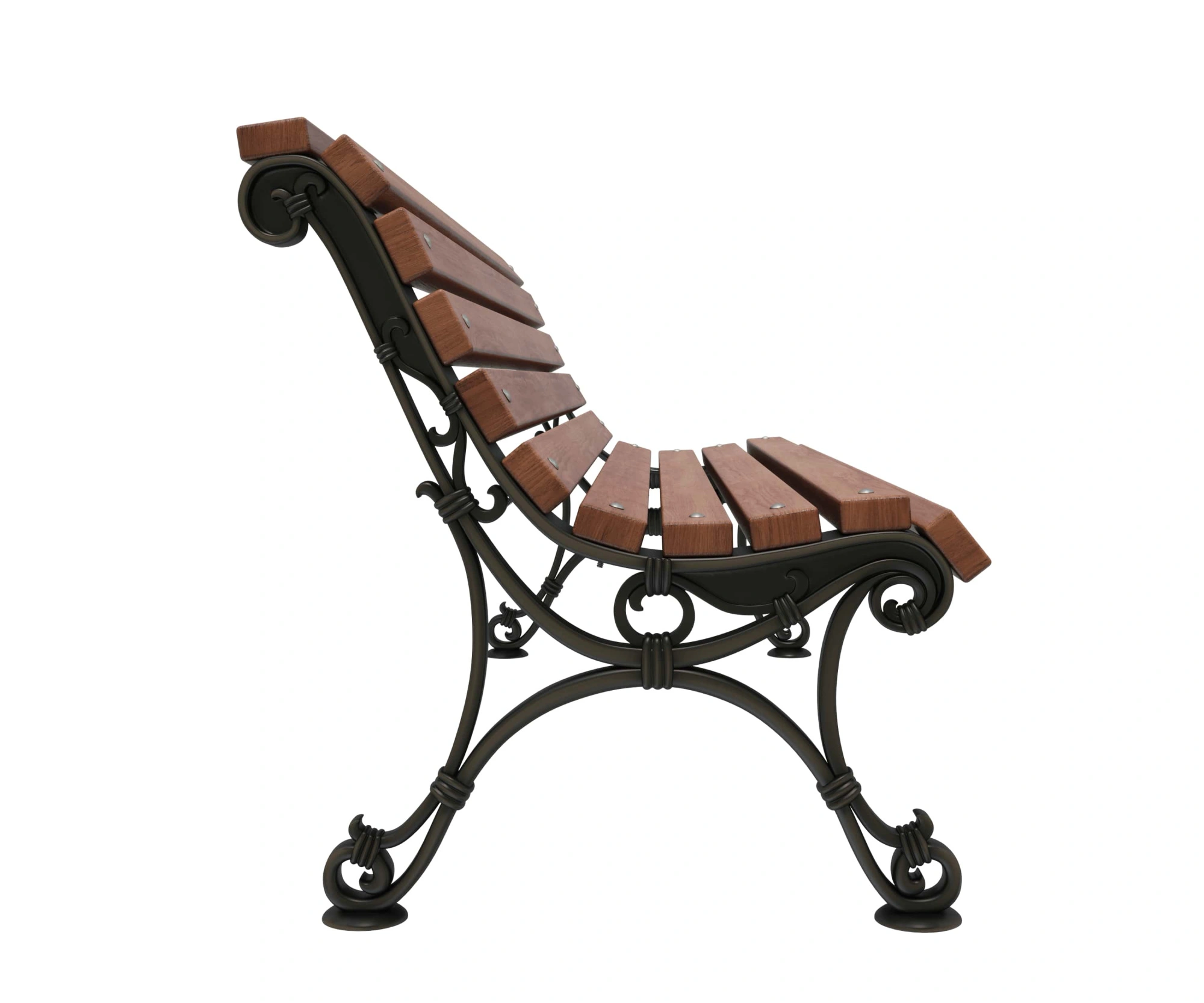 Скамейка чугунная «Новая Европа» 3,0 м (3 опоры)