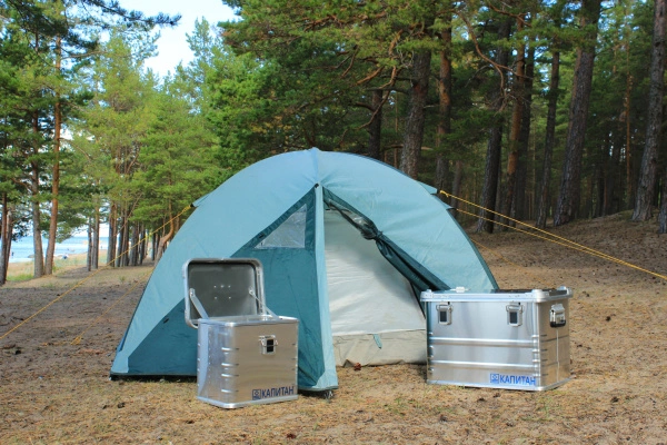 Алюминиевый ящик КАПИТАН 550х350х380мм 