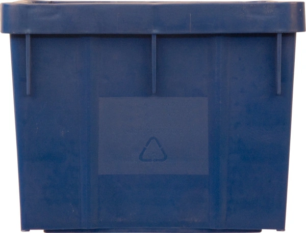 Ящик перфорированный 390×365×295, арт.: 305 м, объём 28, синий, код: 13664