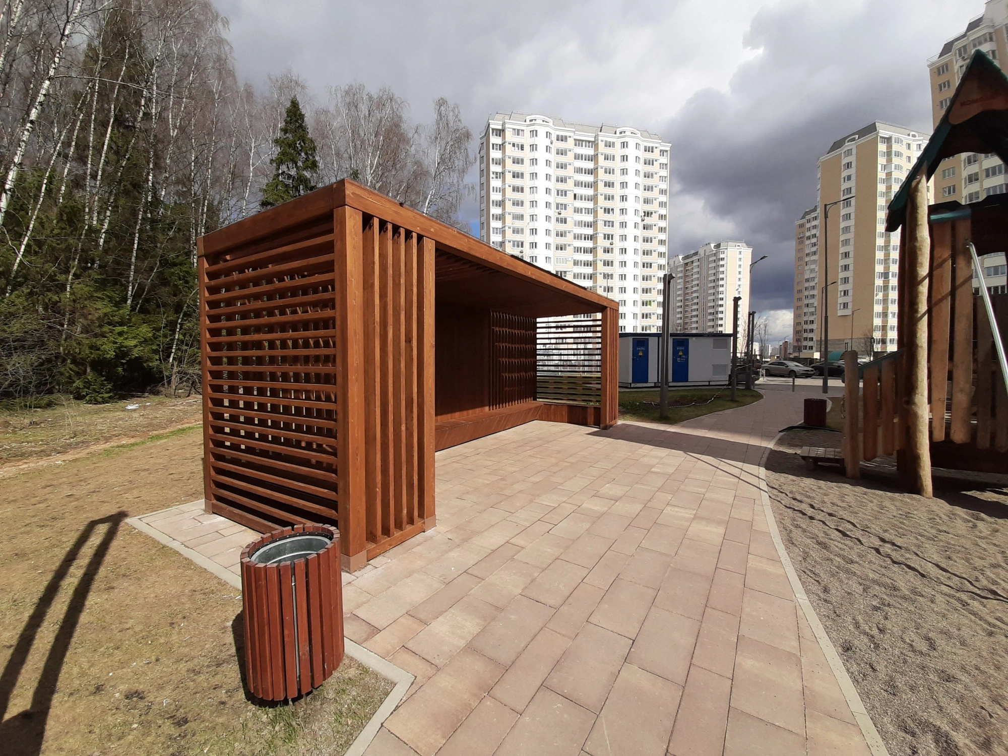 Теневой навес «Велариум» 6,3х4х3 м