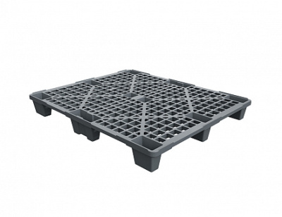 Легкий перфорированный пластиковый поддон 1200х1000 на ножках