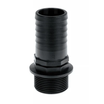 Штуцер G2 прямой елка-НР пластик Италия