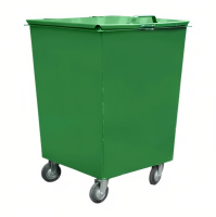 контейнер 0,85 м³ для тбо гост (с крышкой, на колесах) артикул 