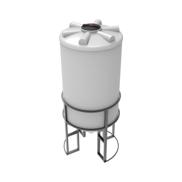 Емкость ФМ 2000 л под плотность до 1,2 г/см³ белая в обрешетке